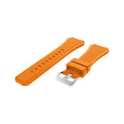 Curea silicon portocalie 22mm pentru Samsung Gear S3