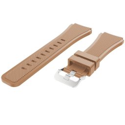 Curea silicon maro 22mm pentru Samsung Gear S3