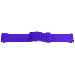 Curea silicon tip Swatch 17 mm albastra -58633