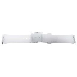 Curea silicon tip Swatch 17 mm alb semitransparent -58658