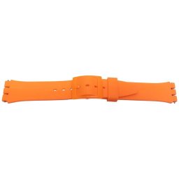 Curea silicon tip Swatch 17 mm portocalie -58629