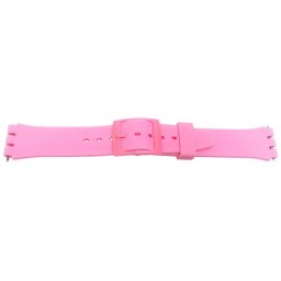 Curea silicon tip Swatch 17 mm roz -58631