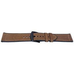 Curea hibrid maron vintage QR 22mm - 58672