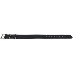 Curea NATO silicon neagră 18mm - 59056