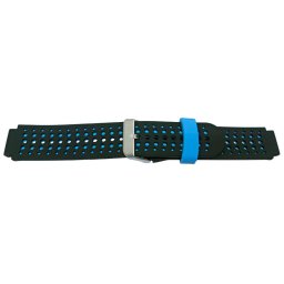 Curea Garmin negru cu albastru 16/22mm - 59122