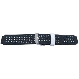 Curea Garmin negru cu alb 16/22mm - 59126
