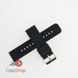 Curea silicon neagră, telescop QR, 18mm -400118