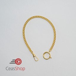 Lanț rotund, auriu, pentru ceas buzunar 6,5 mm- 3010.2865