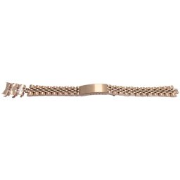 Bratara metalica aur rosu model Rolex Oyster capete curbate 12-14mm - 51369
