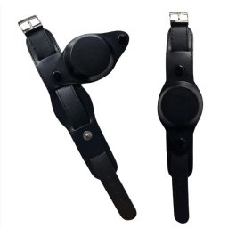 Curea piele neagra tip militar 18mm cu capac - 33981
