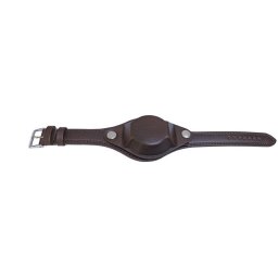 Curea piele maro tip militar 18mm cu capac - 33983