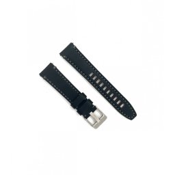 Curea piele neagră vintage ceruită QR 22mm - 4140122