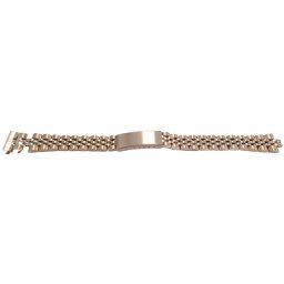Bratara metalica damă reglabila aur roz capete drepte 12,14mm - 51370