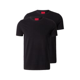 HUGO Tricou 'Round' negru