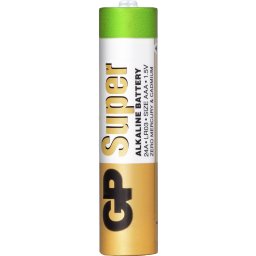Baterii GP Super Alkaline AAA (LR03), blister 2pcs