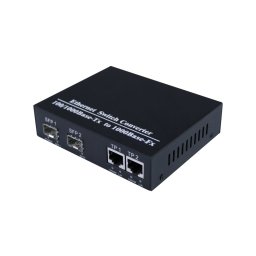 Switch 2 porturi Sfp +2 porturi rj45 gigabit