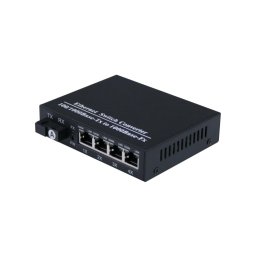 Media Convertor Gigabit Cu 4 Port RJ45 Tip A