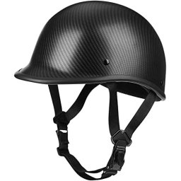 Casca scuter "carbon" (retro style) L