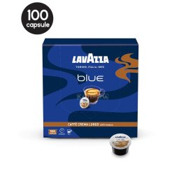 100 Capsule Lavazza Blue Caffe Crema Lungo