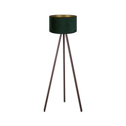 Lampadar VELVET 1xE27/60W/230V maro/verde Brilagi