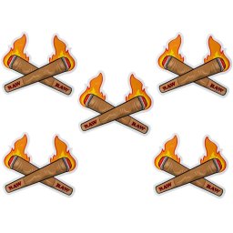 Stickere Raw Crossing Cones x5