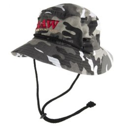 Palarie Raw Bucket Smokerman Camo din bumbac camuflaj Unisex M 57-58 cm