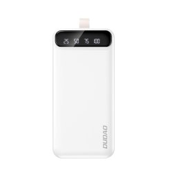 Power bank Dudao 30000 mAh 3x USB cu afisaj LED si lampa alb