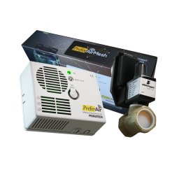 Detector de gaz metan wireless Prefer AirMesh cu electrovalva de 3/4, 5 ani durata de viata, echipament complet