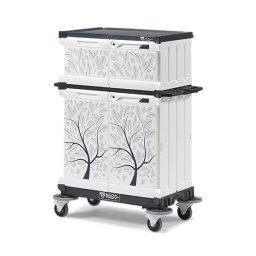 Carucior profesional de curatenie pentru hotel MagicArt 25 Safety