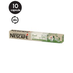 10 Capsule Nescafe Farmers Origins Brazil Lungo - Compatibile Nespresso