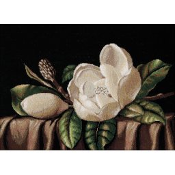 Set goblen de cusut, cu diagrama, Magnolie, 28,5x21 cm