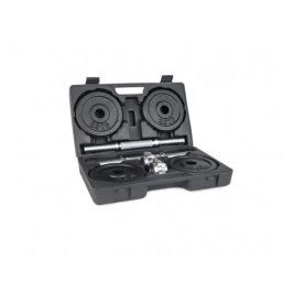 Gantere reglabile Sportmann diplomat 2x10 kg, negru
