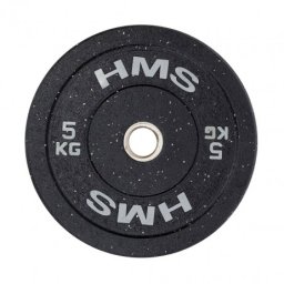 Greutate Bumper Plate 5 kg/51 mm HMS HTBR05-gri