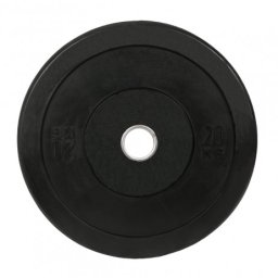 Greutate Cauciuc Bumper Plate SPORTMANN - 20 kg / 51 mm - Negru