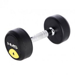 Gantera cauciucata cu greutate fixa HMS HG PRO 4kg