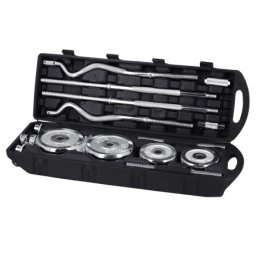 Set de gantere si haltere reglabile HMS STC55 55kg