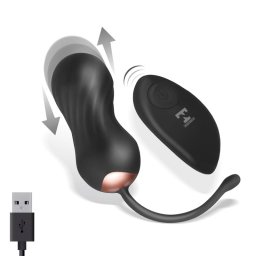 Tardenoche Shove Thrusting and Vibrating Egg with Remote Control Black