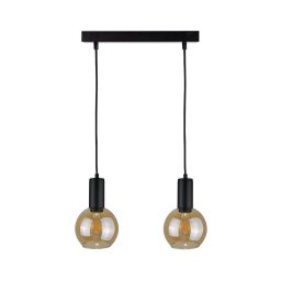 Lustră pe cablu JANTAR BLACK 2xE27/60W/230V