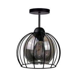Lustră aplicată SOLO BLACK 1xE27/60W/230V