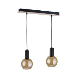 Lustră pe cablu JANTAR WOOD 2xE27/60W/230V