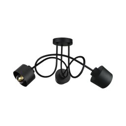 Lustră aplicată SIMPLY BLACK 3xE27/60W/230V