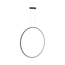 Lustră LED suspendată pe cablu SATURNO LED/46W/230V Ø 80 cm IP44 neagră