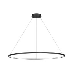 Lustră LED suspendată pe cablu SATURNO, 65 W, 230 V, Ø 120 cm, IP44, negru