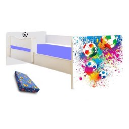 Junior Fotbal 160x80 cu saltea inclusa 2-12 ani