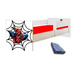 Junior Spidy 160x80 cu saltea inclusa 2-12 ani