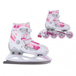 Patine/Role reglabile 2in1 WORKER Pinkola