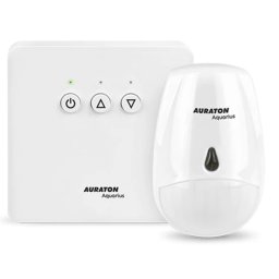 Controler pompa fara fir, Auraton AQUARIUS SET, pentru sistemul ACM, activat de senzorul de miscare in sistemul de incalzire intern, alb