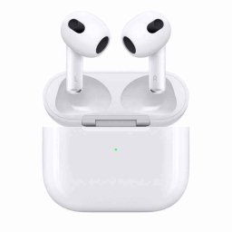 CASTI Apple Airpods gen3- pt. smartphone- cu Case incarcare Lightning- wireless- intraauriculare - butoni- microfon pe casca- c