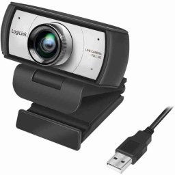 CAMERA WEB LOGILINK senzor. 1080p Full-HD cu rezolutie video 1920x1080, unghi vizualizare 120grade- pivotare 90grade- rotatie 18