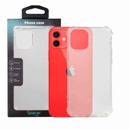 HUSA SMARTPHONE Spacer pentru Iphone 12 Mini- grosime 1.5mm- protectie suplimentara antisoc la colturi- material flexibil TPU- t